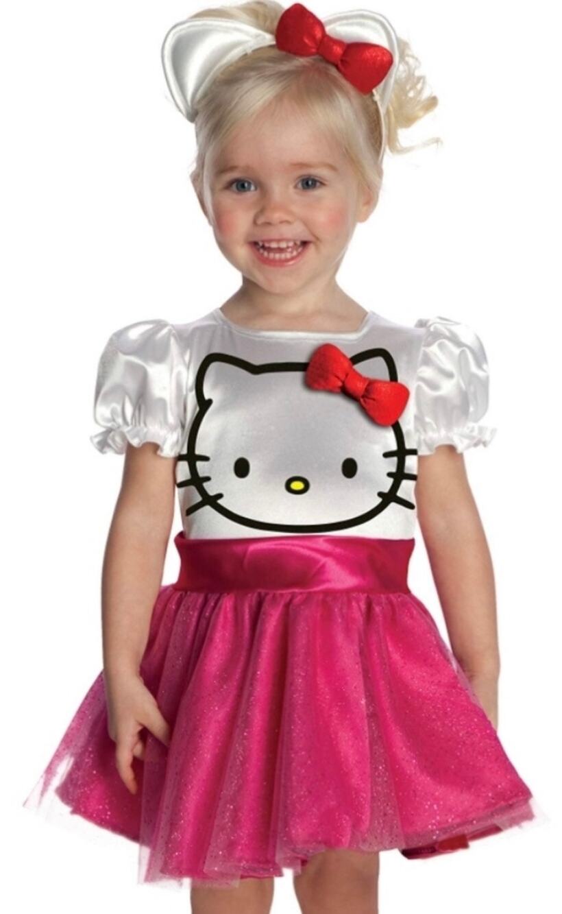 NWT! 2014 RUBIES HELLO KITTY TODDLER TUTU COSTUME - Size 2T - 4T